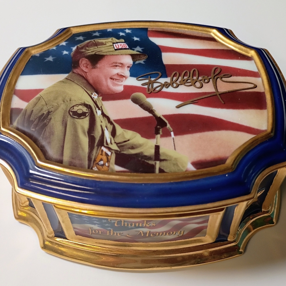 Bob Hope "Thanks for the Memory" by Brian Gari 1998 USO Music Trinket Jewelry